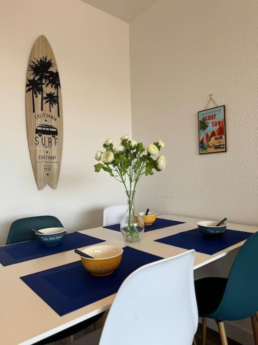 Cap Ocean Appartement T2 Cosy Avec Balcon A 1 Min De L'Ocean Capbreton Buitenkant foto