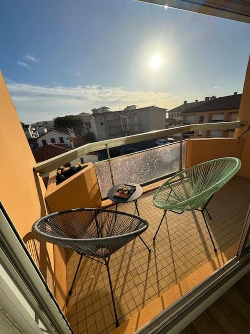 Cap Ocean Appartement T2 Cosy Avec Balcon A 1 Min De L'Ocean Capbreton Buitenkant foto